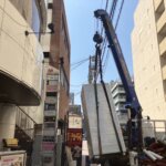 東京都から神奈川県川崎市への中型金庫移設作業